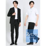 ストレッチウォッシャブル レギュラーフィット 2ボタン2パンツスーツ | TAKA-Q MEN | 詳細画像1