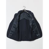 ストレッチウォッシャブル スリムフィット 2ボタン3ピーススーツ 組織紺 | TAKA-Q MEN | 詳細画像14