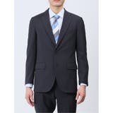 軽量ストレッチ レギュラーフィット 2ボタン2ピーススーツ 千鳥紺 | TAKA-Q MEN | 詳細画像5 