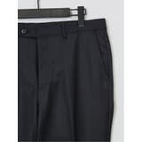 光沢ウール混 スリムフィット 2ボタン3ピーススーツ 組織紺 | TAKA-Q MEN | 詳細画像11