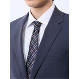 ストレッチウォッシャブル レギュラーフィット 2ボタン2ピーススーツ 組織青 | TAKA-Q MEN | 詳細画像9 