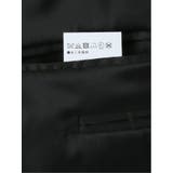 光沢ウール混 スリムフィット 2ボタン3ピーススーツ シャドーチェック紺 | TAKA-Q MEN | 詳細画像15