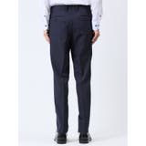 ストレッチウォッシャブル スリムフィット 2ボタン2ピーススーツ ストライプ紺 | TAKA-Q MEN | 詳細画像12 