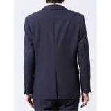 ストレッチウォッシャブル スリムフィット 2ボタン2ピーススーツ ストライプ紺 | TAKA-Q MEN | 詳細画像7 