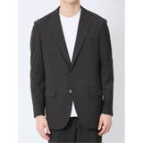 軽量ストレッチ レギュラーフィット 2ボタン2ピーススーツ 千鳥黒 | TAKA-Q MEN | 詳細画像5