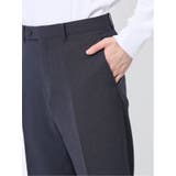 軽量ストレッチ レギュラーフィット 2ボタン2ピーススーツ 千鳥紺 | TAKA-Q MEN | 詳細画像12