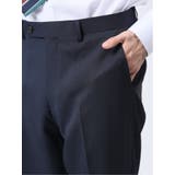 ストレッチウォッシャブル レギュラーフィット 2ボタン3ピーススーツ 組織紺 | TAKA-Q MEN | 詳細画像13