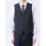 ストレッチウォッシャブル レギュラーフィット 2ボタン3ピーススーツ 組織紺 | TAKA-Q MEN | 詳細画像9