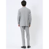 軽量ストレッチ レギュラーフィット 2ボタン2ピーススーツ 千鳥シロ×クロ | TAKA-Q MEN | 詳細画像3