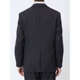 軽量メッシュ レギュラーフィット 2ボタン2ピーススーツ チェック紺 | TAKA-Q MEN | 詳細画像7