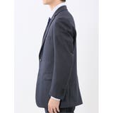 ストレッチウォッシャブル レギュラーフィット 2ボタン2ピーススーツ 組織紺 | TAKA-Q MEN | 詳細画像6 