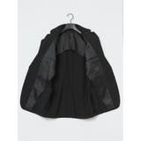 ウール混 レギュラーフィット 2ボタン2ピーススーツ シャドーストライプ黒 | TAKA-Q MEN | 詳細画像13 