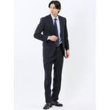 75紺 | ストレッチウォッシャブル レギュラーフィット 2ボタン2ピーススーツ 組織紺 | TAKA-Q MEN