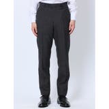 ウール混 スリムフィット 2ボタン2ピーススーツ 組織グレー | TAKA-Q MEN | 詳細画像10 