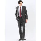 06グレー | ストレッチウォッシャブル レギュラーフィット 2ボタン2ピーススーツ | TAKA-Q MEN