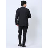 ウール混 レギュラーフィット 2ボタン2ピーススーツ 無地紺 | TAKA-Q MEN | 詳細画像3 