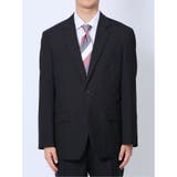 ウール混 レギュラーフィット 2ボタン2ピーススーツ 無地紺 | TAKA-Q MEN | 詳細画像5 