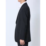 ウール混 レギュラーフィット 2ボタン2ピーススーツ ストライプ黒 | TAKA-Q MEN | 詳細画像6 