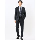 75紺 | ストレッチウォッシャブル リラックスフィット 2ボタン2ピーススーツ 組織紺 | TAKA-Q MEN