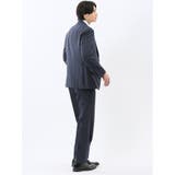 ストレッチウォッシャブル リラックスフィット 2ボタン2ピーススーツ 組織紺 | TAKA-Q MEN | 詳細画像4 