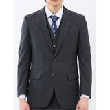 ストレッチウォッシャブル スリムフィット 2ボタン3ピーススーツ ストライプ紺 | TAKA-Q MEN | 詳細画像5 