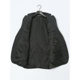 光沢ウール混 レギュラーフィット 2ボタン2ピーススーツ 組織グレー | TAKA-Q MEN | 詳細画像10