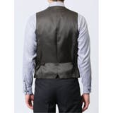 ストレッチウォッシャブル スリムフィット 2ボタン3ピーススーツ 組織紺 | TAKA-Q MEN | 詳細画像10