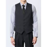 ストレッチウォッシャブル スリムフィット 2ボタン3ピーススーツ 組織紺 | TAKA-Q MEN | 詳細画像9