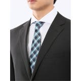 ストレッチウォッシャブル スリムフィット 2ボタン2ピーススーツ 組織黒 | TAKA-Q MEN | 詳細画像8 