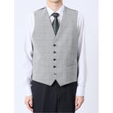 ストレッチウォッシャブル スリムフィット 2ボタン3ピーススーツ 組織紺 | TAKA-Q MEN | 詳細画像10