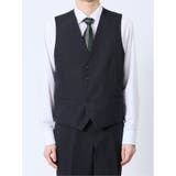 ストレッチウォッシャブル スリムフィット 2ボタン3ピーススーツ 組織紺 | TAKA-Q MEN | 詳細画像8