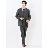 06グレー | ウール調 ストレッチウォッシャブル レギュラーフィット | TAKA-Q MEN