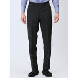 ストレッチウォッシャブル スリムフィット 2ボタン3ピーススーツ ソラーロ黒 | TAKA-Q MEN | 詳細画像11