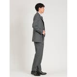 シルク混ウール レギュラーフィット 2ボタン3ピーススーツ 杢チェック | TAKA-Q MEN | 詳細画像4