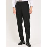 ウール レギュラーフィット 2ボタン3ピーススーツ 無地黒 | TAKA-Q MEN | 詳細画像10