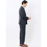 マルゾット ウール レギュラーフィット ダブル 2ピース スーツ 組織紺 | TAKA-Q MEN | 詳細画像4 