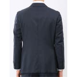 マルゾット ウール レギュラーフィット ダブル 2ピース スーツ 組織紺 | TAKA-Q MEN | 詳細画像7 