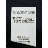 光沢ウール混 スリムフィット 2ボタン3ピーススーツ チェック紺 | TAKA-Q MEN | 詳細画像15 