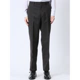 ウール混 レギュラーフィット 2ボタン2ピーススーツ ストライプグレー | TAKA-Q MEN | 詳細画像11