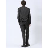 ウール混 レギュラーフィット 2ボタン2ピーススーツ ストライプグレー | TAKA-Q MEN | 詳細画像3