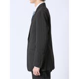 ウール混 レギュラーフィット 2ボタン2ピーススーツ ストライプグレー | TAKA-Q MEN | 詳細画像6