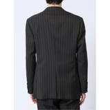 ウール混 レギュラーフィット 2ボタン2ピーススーツ ストライプグレー | TAKA-Q MEN | 詳細画像7