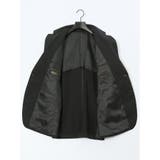 ウールナイロン レギュラーフィット 2ボタン2ピーススーツ 黒 | TAKA-Q MEN | 詳細画像10 