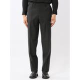 メリノウール混ストレッチ レギュラーフィット 2ボタン2ピーススーツ グレー | TAKA-Q MEN | 詳細画像11