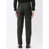 メリノウール混ストレッチ レギュラーフィット 2ボタン2ピーススーツ グレー | TAKA-Q MEN | 詳細画像12