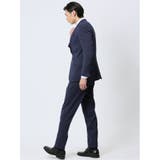 ストレッチウォッシャブル レギュラーフィット 2ボタン2ピーススーツ 千鳥紺 | TAKA-Q MEN | 詳細画像2 