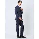 ストレッチウォッシャブル レギュラーフィット 2ボタン2ピーススーツ 千鳥紺 | TAKA-Q MEN | 詳細画像4 