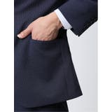 ストレッチウォッシャブル レギュラーフィット 2ボタン2ピーススーツ 千鳥紺 | TAKA-Q MEN | 詳細画像9 