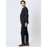 ストレッチウォッシャブル レギュラーフィット 2ボタン2ピーススーツ カルゼ紺 | TAKA-Q MEN | 詳細画像2