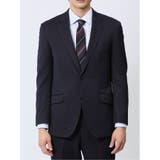 ストレッチウォッシャブル レギュラーフィット 2ボタン2ピーススーツ カルゼ紺 | TAKA-Q MEN | 詳細画像5